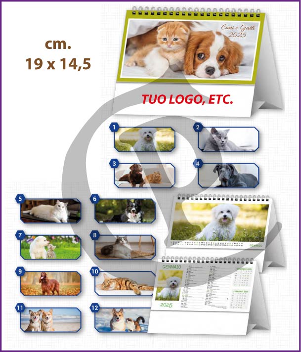 illustrati da Scrivania calendari-da tavolo 2025-personalizzati-Illustrati-da-scrivania-cani-e-gatti-ag2078-h12-tv2210